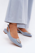 Women’s Slingback Flat Sandals-Women's Sandals-LeStyleParfait