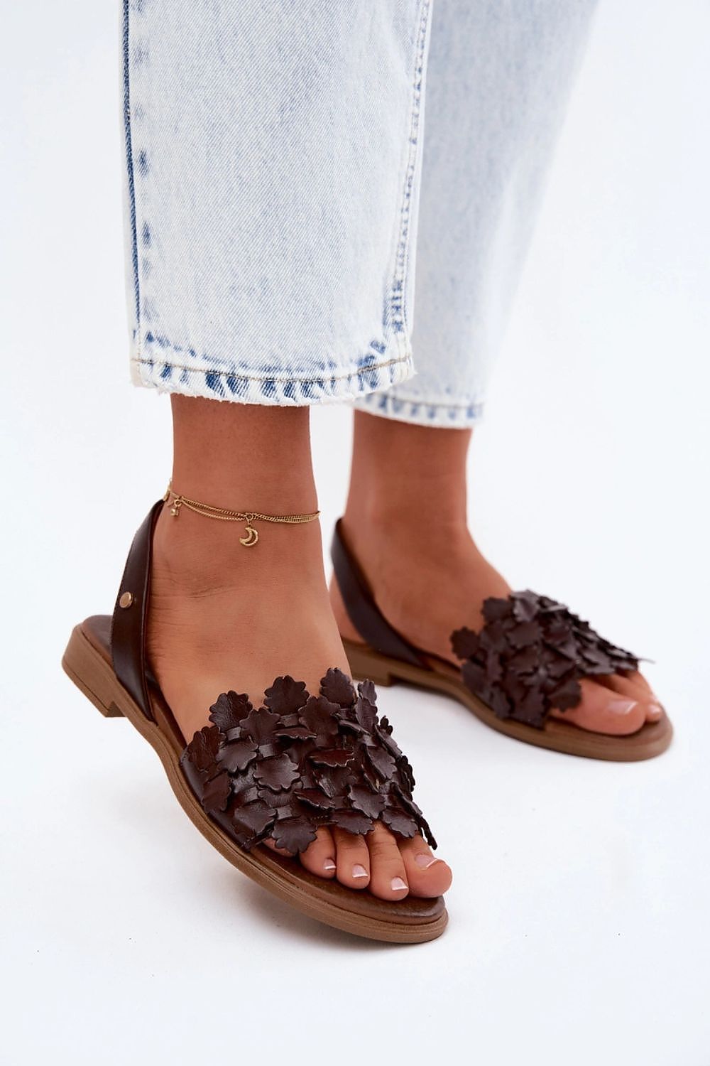 Women’s Slingback Flat Strap Sandals-Women's Sandals-LeStyleParfait