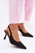 Women’s Slingback Formal Heel Sandals-Women's Sandals-LeStyleParfait