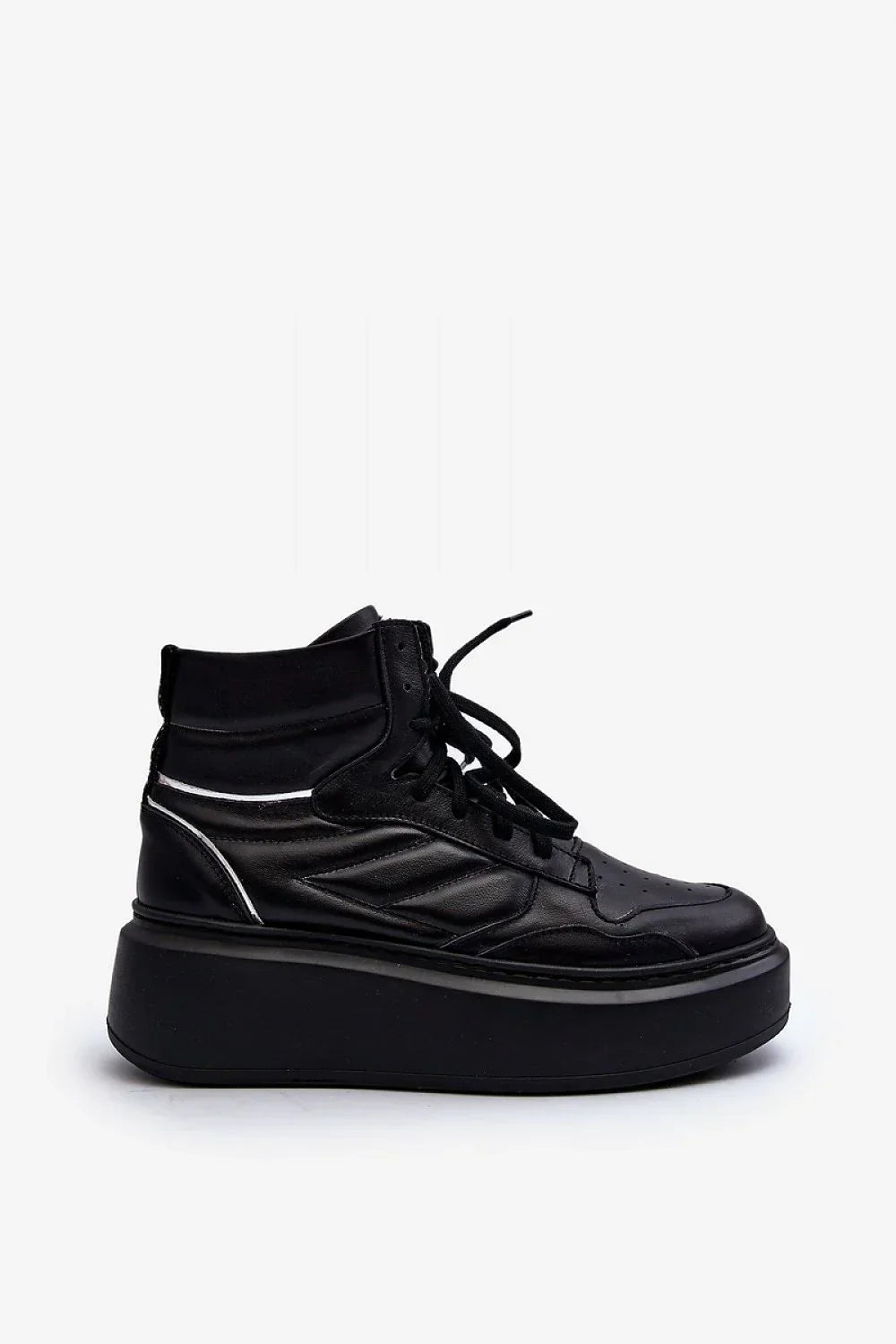 Women's Sneakers - High Tops Platform Sneakers Shoes