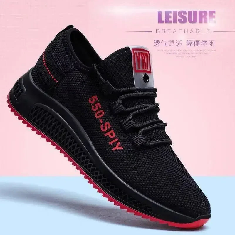 Women's Sneakers - Low-Top Flat Sneakers - Lace-Up Spring-Autumn Shoes