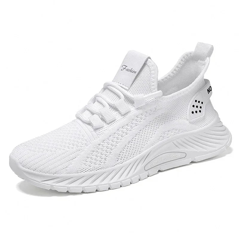 Women's Sneakers - Low-Top Flat Sneakers - Lace-Up Spring-Autumn Shoes