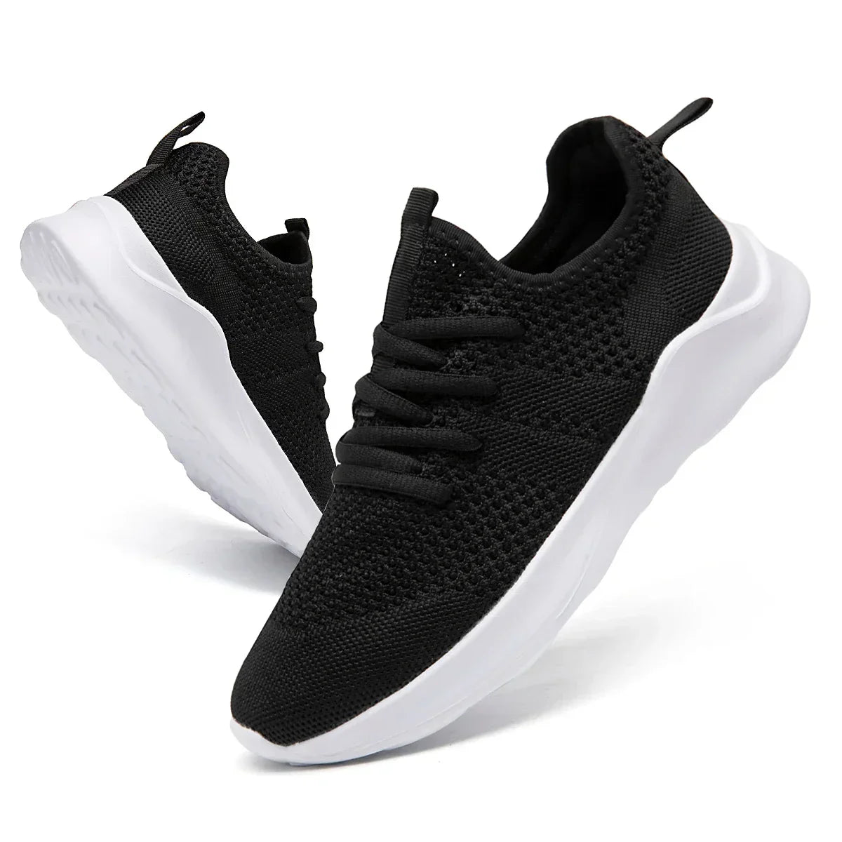 Women's Sneakers - Low-Top Sneakers - Lace-Up Spring-Autumn Shoes