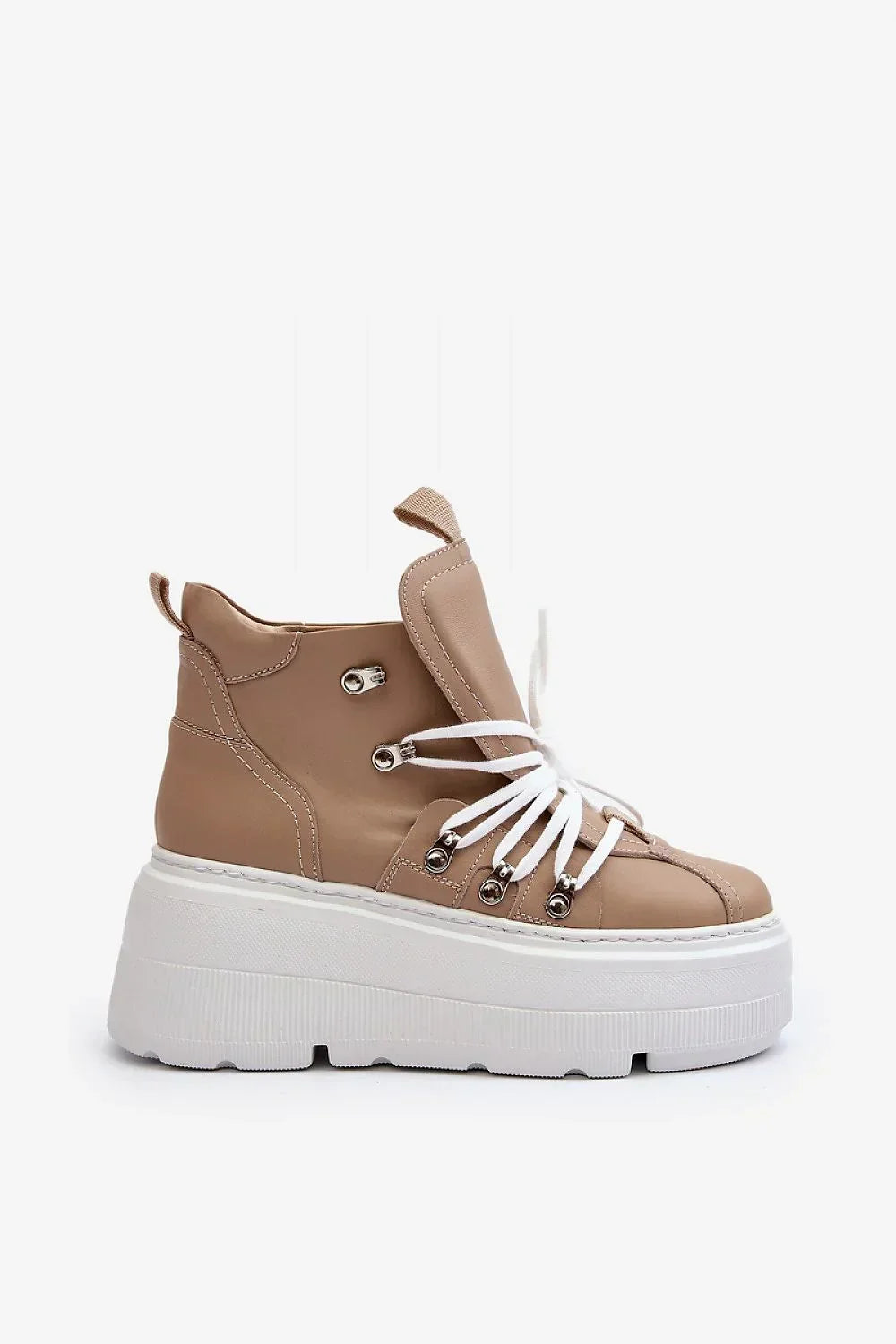 Women's Sneakers - Platform Sneakers Shoes - Lace-Up Spring Sneakers