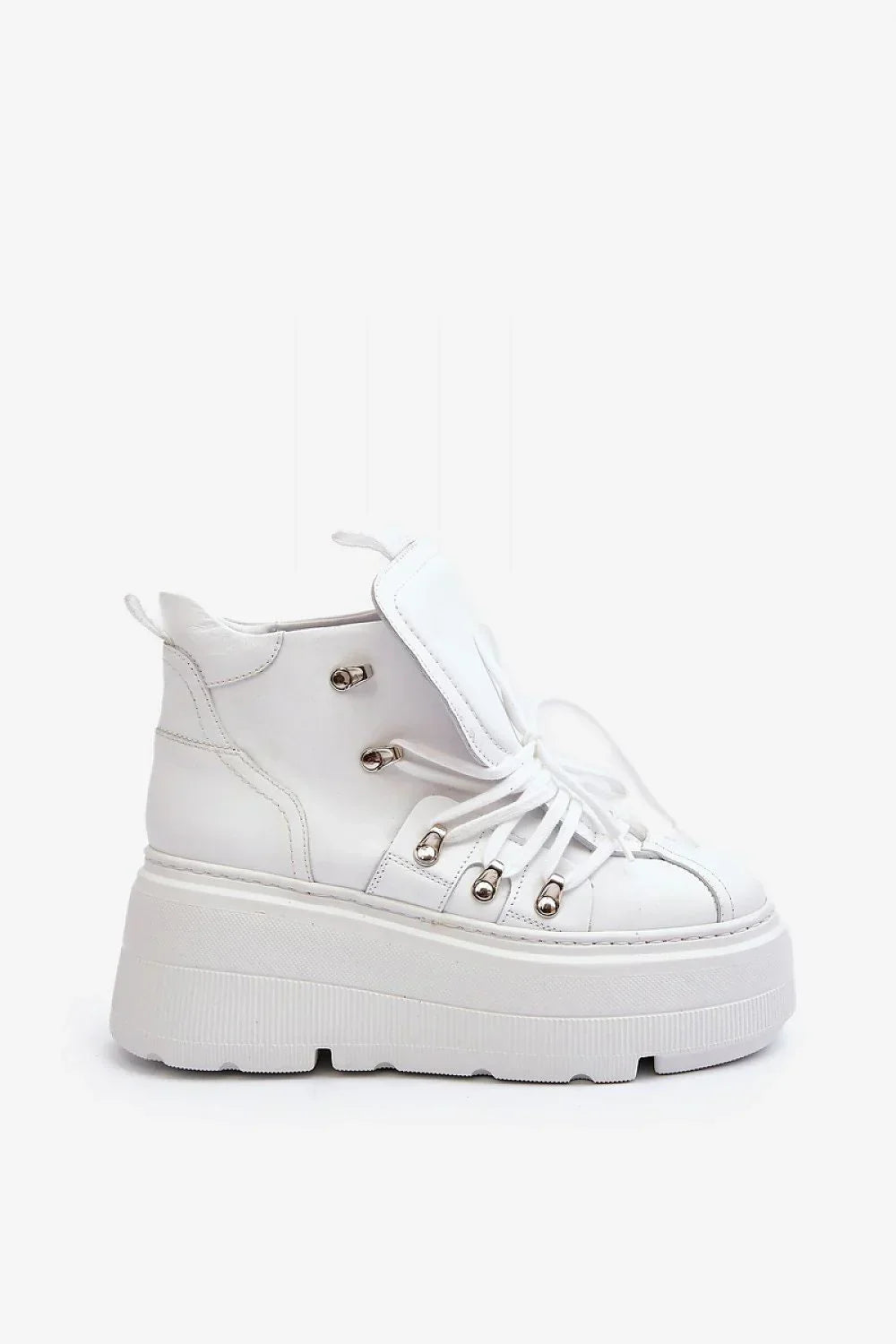 Women's Sneakers - Platform Sneakers Shoes - Lace-Up Spring Sneakers