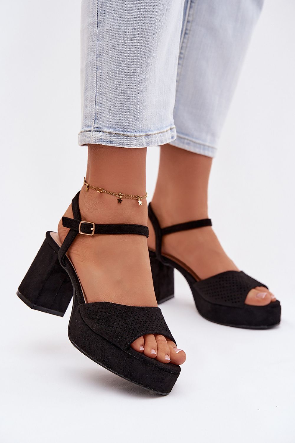 Women’s Strappy Platform Heel Sandals-Women's Sandals-LeStyleParfait