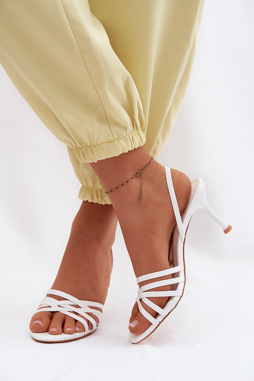 Women’s Strappy Stiletto Sandals-Women's Sandals-LeStyleParfait