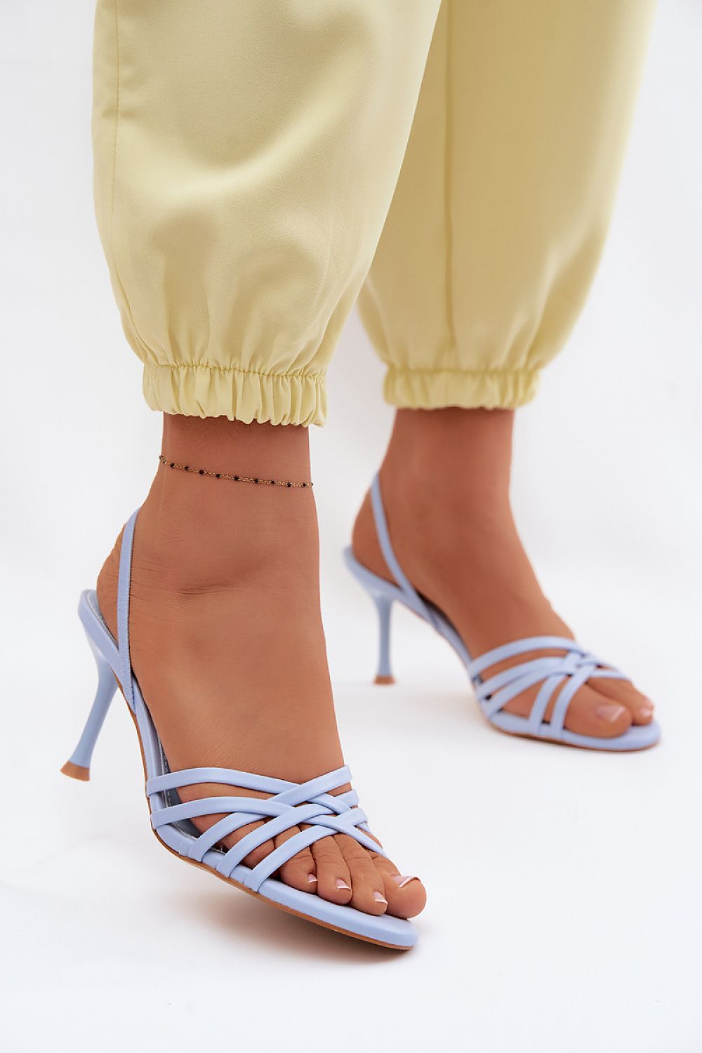 Women’s Strappy Stiletto Sandals-Women's Sandals-LeStyleParfait
