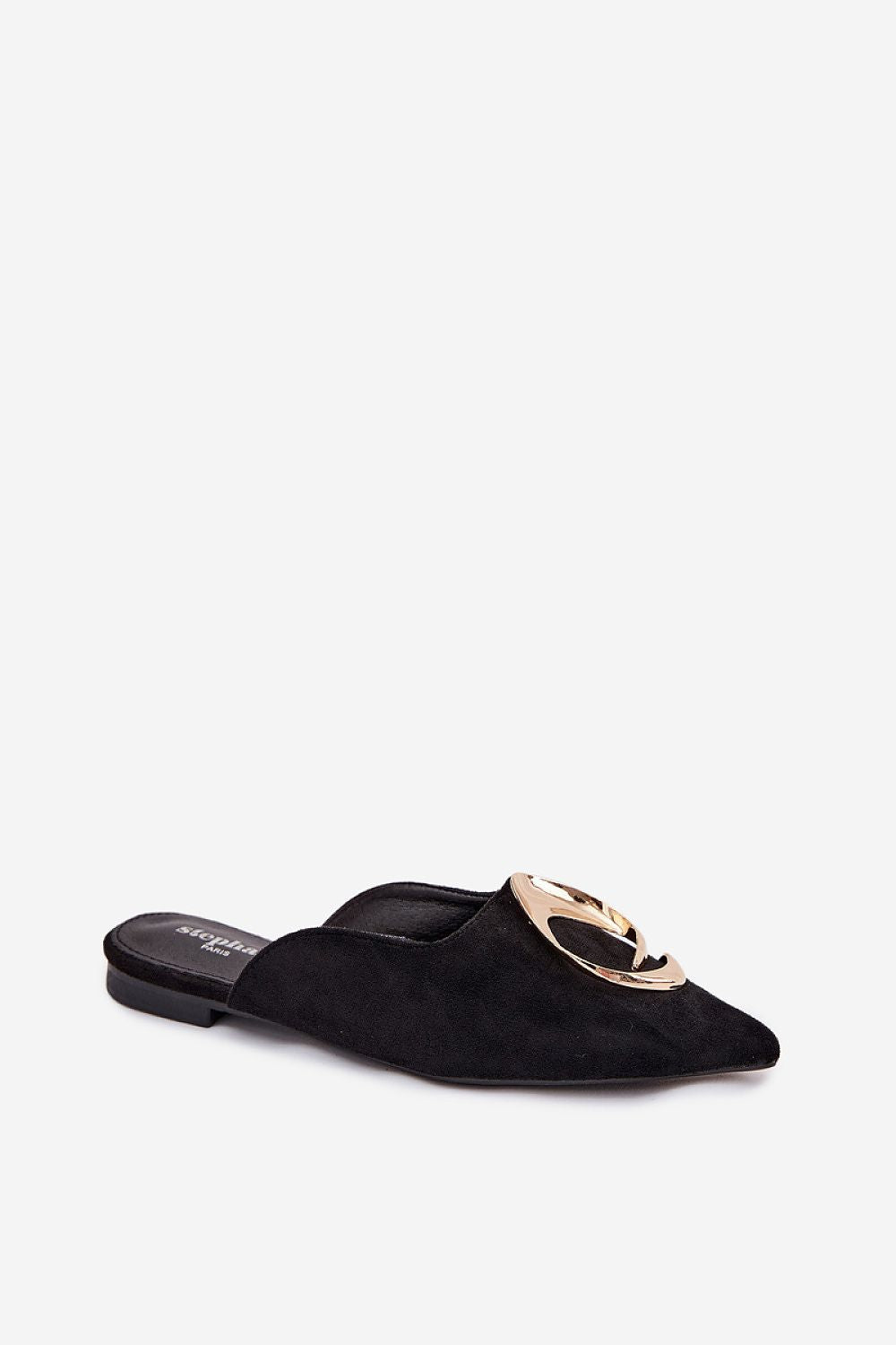 Women’s Suede Mule Flat Sandals-Women's Sandals-LeStyleParfait