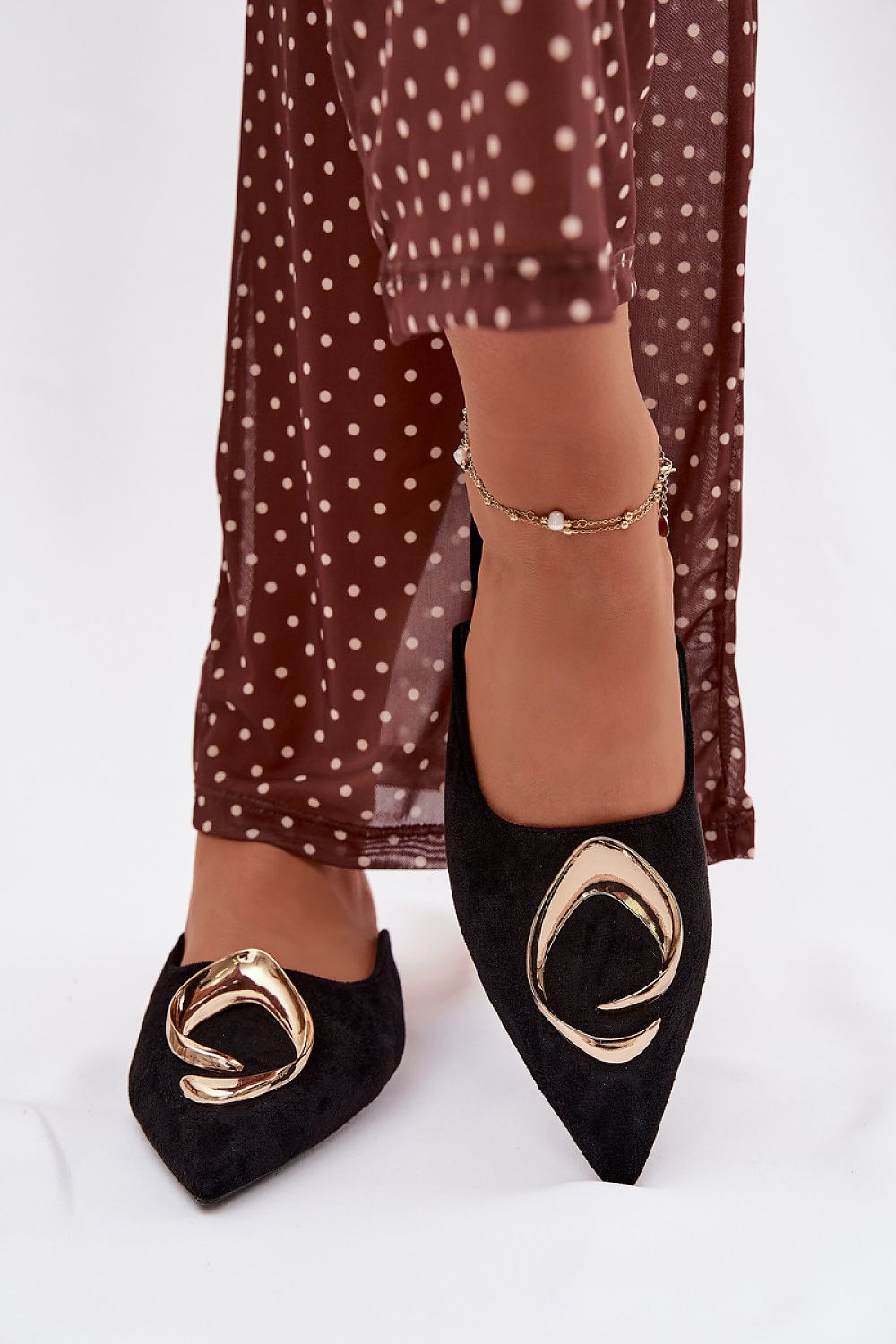 Women’s Suede Mule Flat Sandals-Women's Sandals-LeStyleParfait