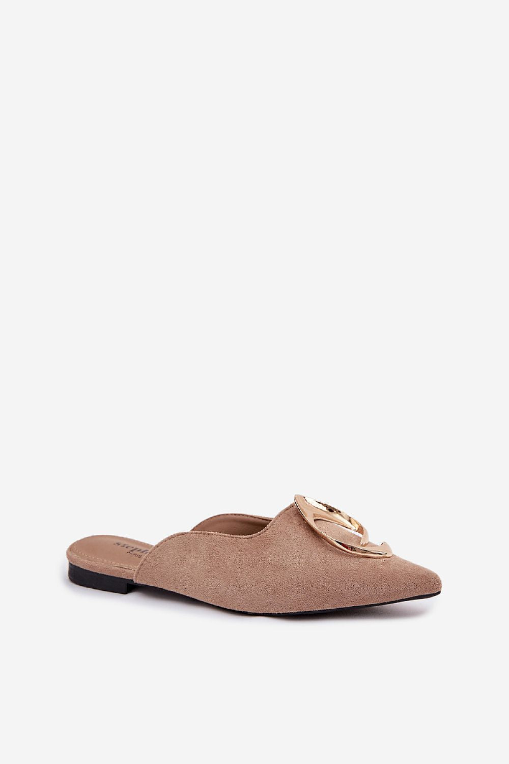 Women’s Suede Mule Flat Sandals-Women's Sandals-LeStyleParfait