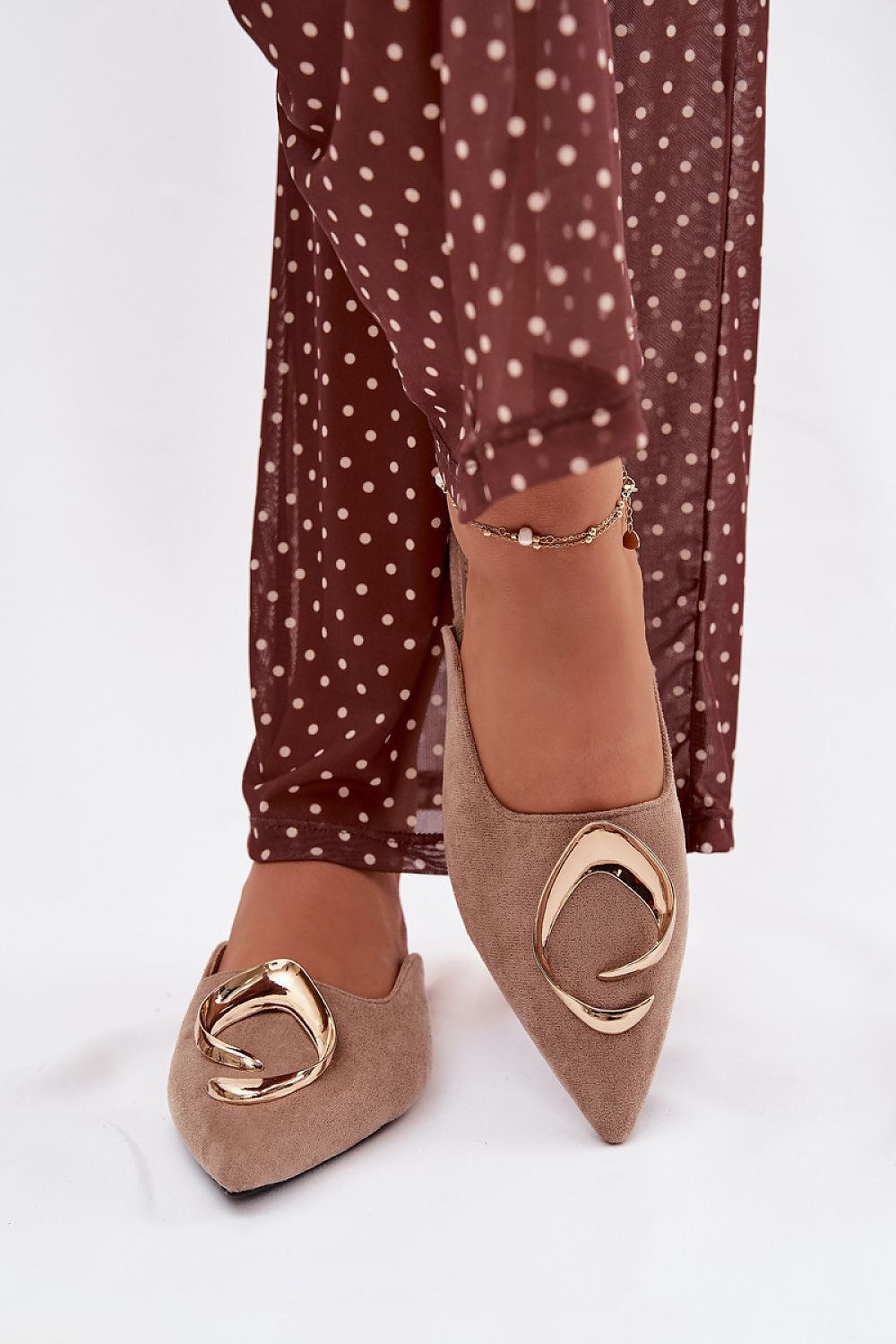 Women’s Suede Mule Flat Sandals-Women's Sandals-LeStyleParfait