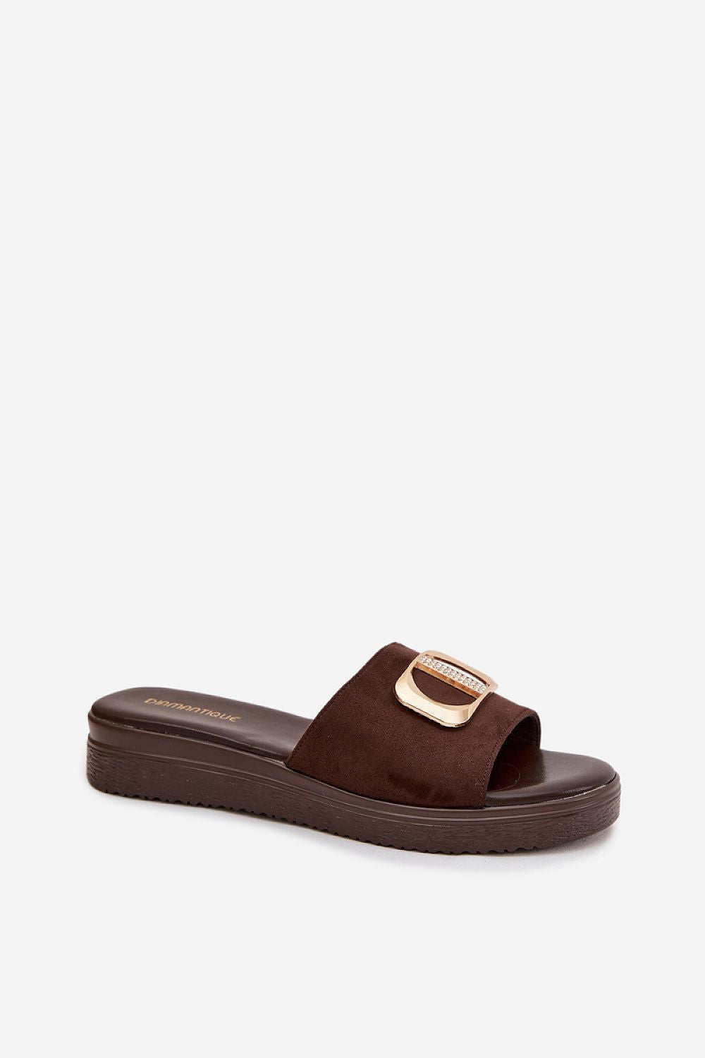 Women’s Suede Slide Flat Sandals-Women's Sandals-LeStyleParfait