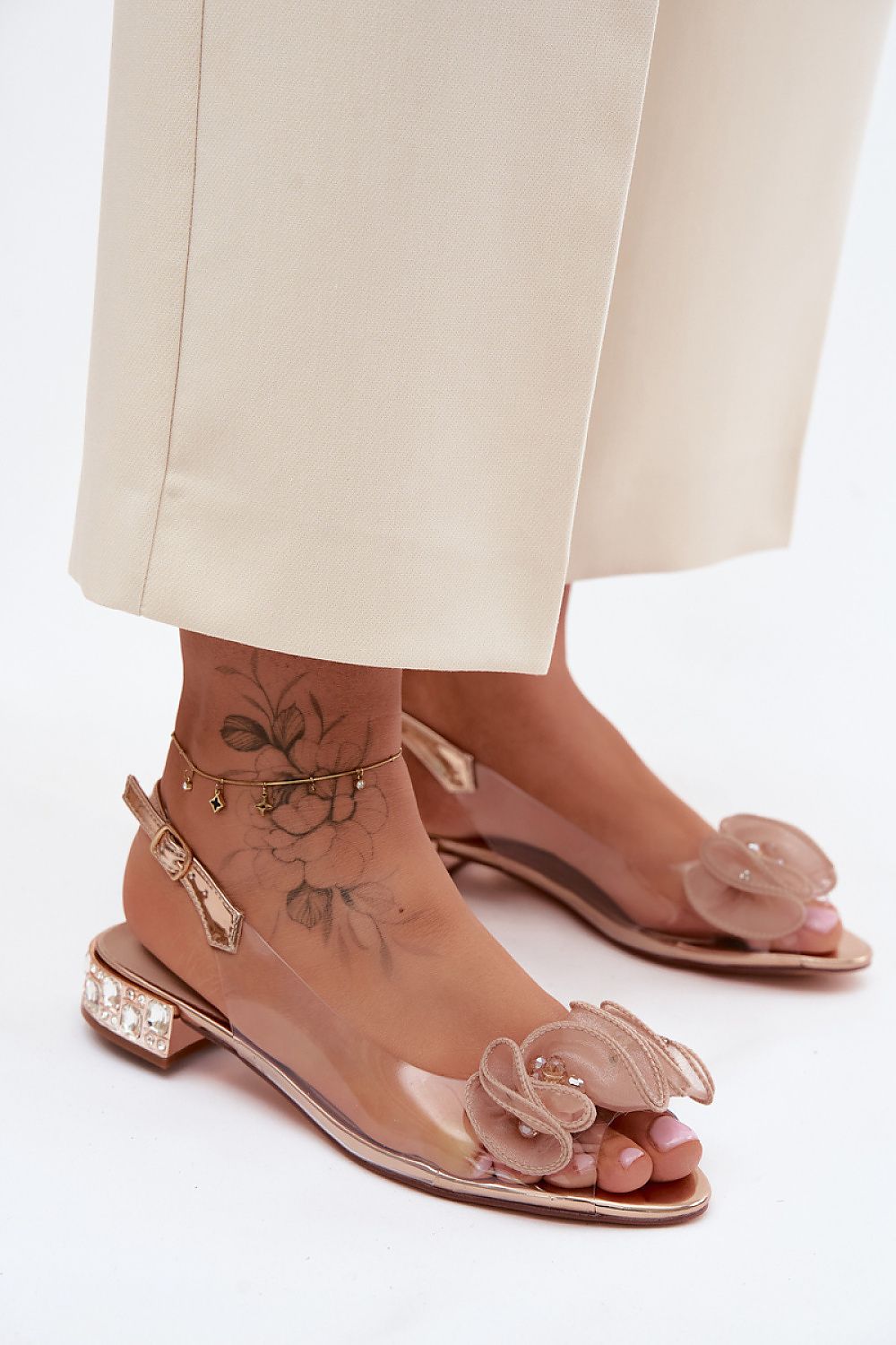 Women’s Summer Buckle Heel Sandals-Women's Sandals-LeStyleParfait