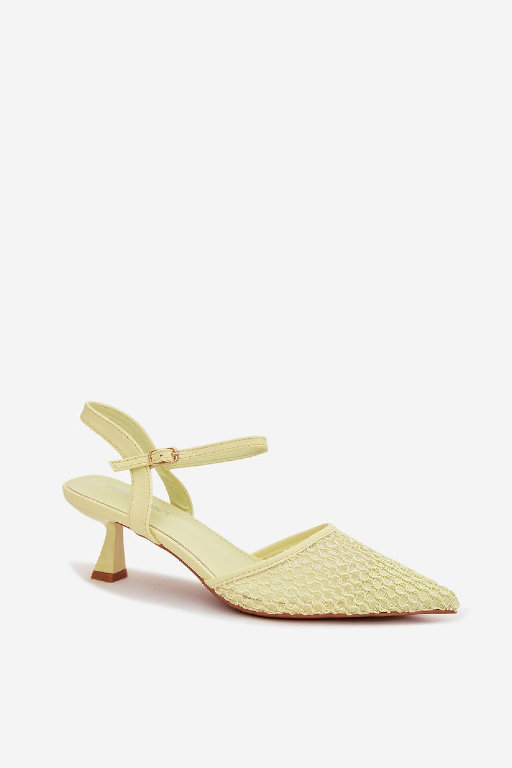 Women’s Textured Slim Heel Sandals-Women's Sandals-LeStyleParfait