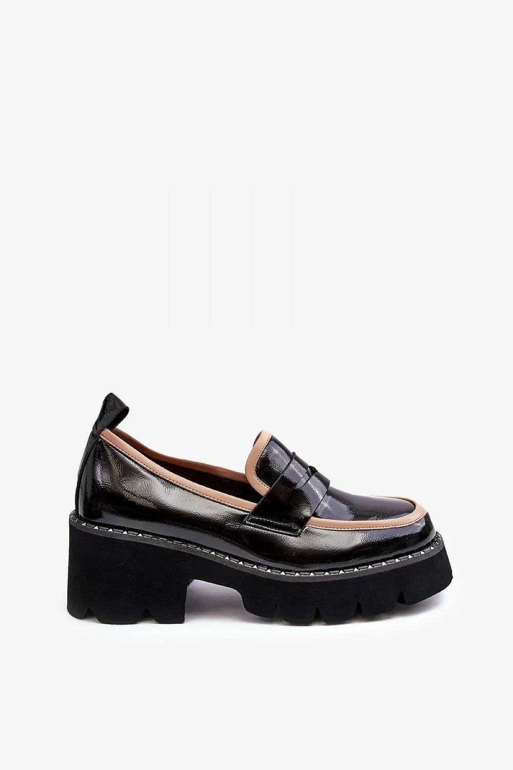 Women’s Vegan Leather Chunky Platform Penny Moccasins