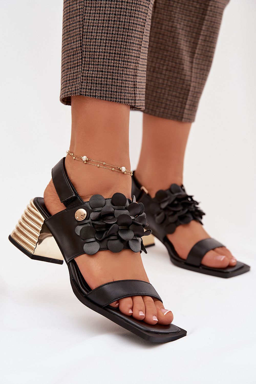 Women’s Velcro Ceremony Sandals-Women's Sandals-LeStyleParfait