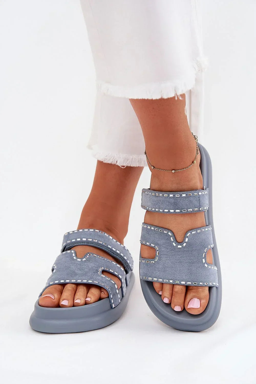 Women’s Velcro Platform Sandals-Women's Sandals-LeStyleParfait