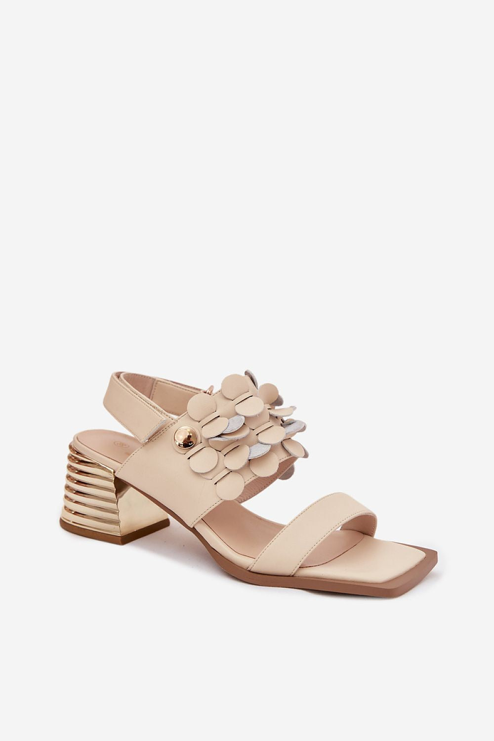 Women’s Velcro Wedding Heel Sandals-Women's Sandals-LeStyleParfait