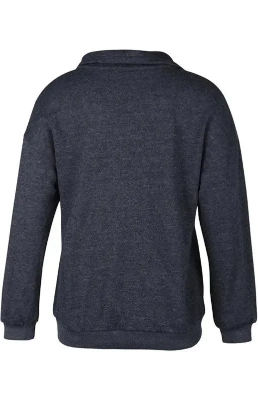 Women Regular Checked Zip-Up Sweatshirt Essential Fit-Women Sweatshirt-LeStyleParfait