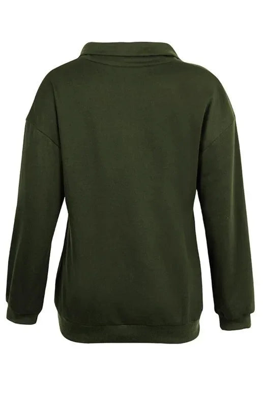 Women Regular Checked Zip-Up Sweatshirt Essential Fit-Women Sweatshirt-LeStyleParfait