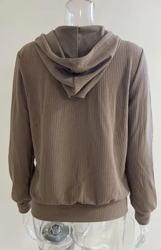 Women's hoodie Casual Hoodie Hoodie Long Sleeve Cardigan-Women Hoodie-LeStyleParfait