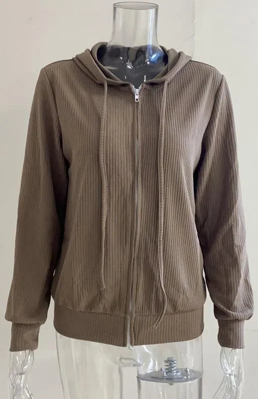 Women's hoodie Casual Hoodie Hoodie Long Sleeve Cardigan-Women Hoodie-LeStyleParfait